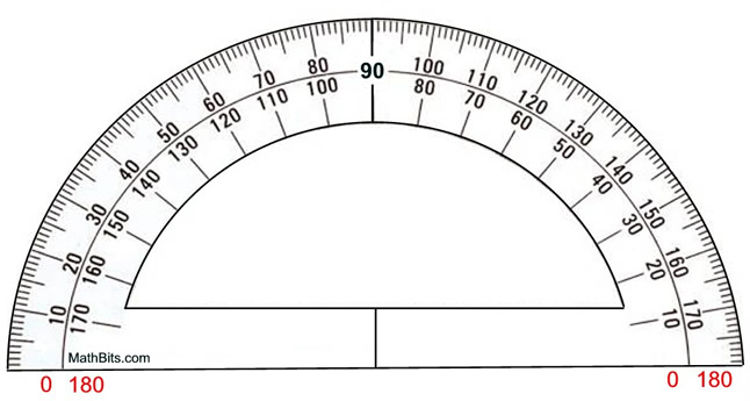 Picture of P460 PROTRACTOR BIGGER THAN NORMAL SIZE